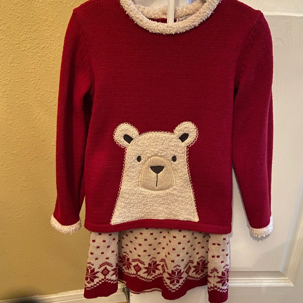Toddler Holiday Sweater/Skirt Set